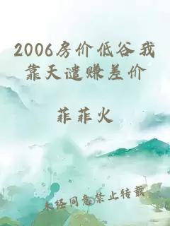 2006房價低谷我靠天譴賺差價